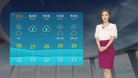[날씨] 강원 곳곳 강한 비바람…서울은 기온 올라 28도