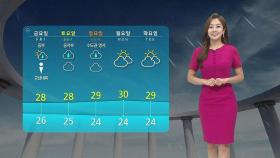 [날씨] 내일도 폭염특보 '체감 33도↑'…곳곳 소나기