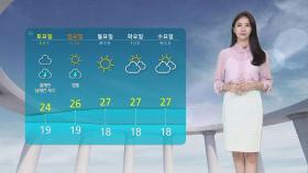[날씨] 흐리고 곳곳 소나기…경기 남부 · 전남 오존 '나쁨'