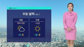 [날씨] 쌀쌀함 속 맞은 12월 첫날…수능 당일 '맑아요'
