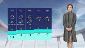 [날씨] 서울 낮 최고 -8도 '맹추위'…서해안 곳곳 폭설