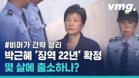 [비디오머그] 박근혜 재판 오늘로 완전 끝! 형량 출소 나이 간략 설명