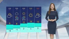 [날씨] 점점 강해지는 찬바람…내일 서울 아침 -5도