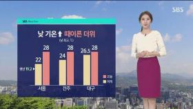 [날씨] '한낮 28도' 때 이른 더위…중서부 미세먼지 주의