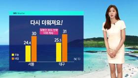 [날씨] 주말 한여름 더위 찾아온다…전북 '소나기'
