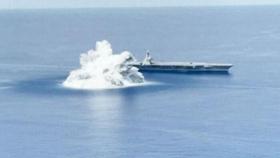 수중 18t 폭발물 폭파도 버틴다…美 항공모함의 위력