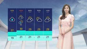 [날씨] 밤까지 산발적 소나기…내일 낮 서울 · 대구 28도
