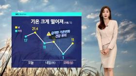 [날씨] 전국 대부분 비…주말엔 '서울 1도' 확 추워져요
