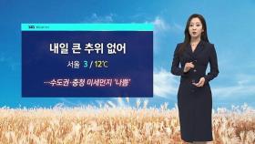 [날씨] 중부 미세먼지 '나쁨'…서울 · 태백 한낮 12도