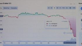 99% 폭락 충격…한국산 가상화폐 거래 '일시 중단'