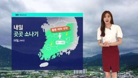 [날씨] 전국 요란한 소나기…한낮 경주 34도 · 강릉 35도