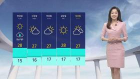 [날씨] '서울 낮 26도' 당분간 큰 일교차…남해안 가끔 비