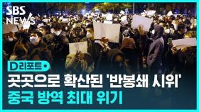 [D리포트] 봉쇄 반대 시위 확산…중국 방역 최대 위기