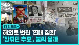 [D리포트] 해외 연대집회 확산…장쩌민 추모 변수 될까?