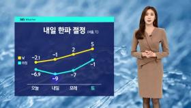 [날씨] 아침 서울 영하 9도 '강추위'…서해안 눈 오락가락