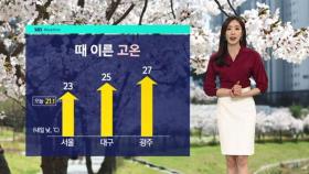 [날씨] '광주 27도' 더울 정도 따뜻…점점 메마르는 대기