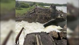 러, 미사일로 우크라이나 댐 폭파…홍수 경보 발령