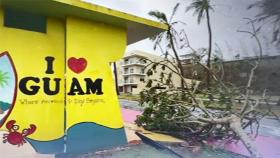 나무도 뽑아간 강력 태풍…괌에 발묶인 한국인 3,200명