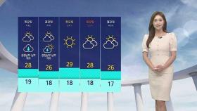 [날씨] '초여름' 서울 최고기온 28도…남해안 오전 비