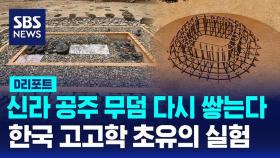 [D리포트] 신라 공주 무덤, 다시 쌓는다…한국 고고학 '초유의 실험'