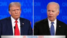 바이든-트럼프 첫 TV 토론…미 유권자들 평가는 