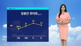 [날씨] '서울 31도' 당분간 무더위…내륙 강한 소나기