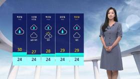 [날씨] '초복' 오늘도 폭염…중부·전남 체감 33도 안팎까지 올라