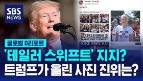 [글로벌D리포트] 테일러 스위프트 '트럼프 지지?' 