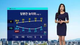 [날씨] 당분간 늦더위…내일 전국 비·소나기