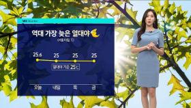 [날씨] 9월 늦더위 기승…내일 곳곳 소나기