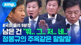 [스포츠머그] 국회 증인 출석 정몽규 축구협회장의 말말말...스머에서 모았습니다