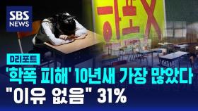 [D리포트] 학폭 피해자, 10년새 가장 많았다…'이유 없음' 31%