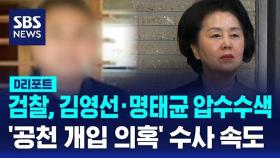 [AI D리포트] 검찰, 김영선·명태균 압수수색…'공천 개입 의혹' 수사 속도