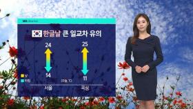 [날씨] 큰 일교차 유의…전국 하늘 가끔 구름·내륙 짙은 안개