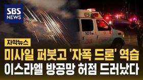 [자막뉴스] 미사일로 시선 돌리고 자폭드론 띄운 헤즈볼라…이스라엘 방공망 빈틈 노렸다