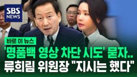 [바로이뉴스] '김건희 명품백' 영상 접속 차단 지시 의혹…류희림 위원장 답변은