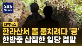 [자막뉴스 ]한라산서 돌 훔치려다 등산로에 '쿵'…자연석 무단 절취 일당