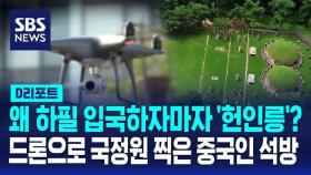 [AI D리포트] 왜 하필 입국하자마자 '헌인릉'? 드론으로 국정원 찍은 중국인 석방
