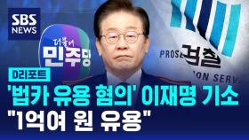 [D리포트] '법카 유용 혐의' 이재명 기소…