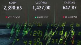 불안한 정국에 주가 급락·환율 1,430원 돌파