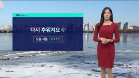 [날씨] 낮부터 다시 추위 시작…체감 온도 종일 영하권