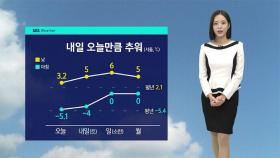 [날씨] 내일도 오늘만큼 추워…일요일 전국 눈·비