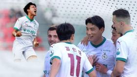대전, 김천 꺾고 선두 질주…주민규 7호 골