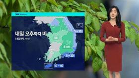 [날씨] 전국 곳곳 비…일요일 다시 맑은 하늘
