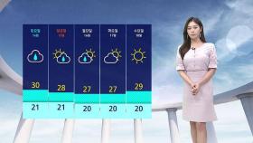 [날씨] 남부지방 중심 비…오늘 밤 전국 확산