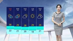 [날씨] 오후까지 경상권 중심 비…수도권은 낮 더위 계속