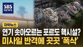 [자막뉴스] 연기 솟아오르는 포르도?…미사일 반격에 이스라엘 곳곳 '폭삭'