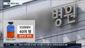 인천 병원서 40명에 AZ백신 절반만 투여…당국 