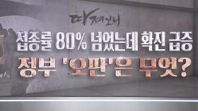 [따져보니] 접종률 80%에도 확진 급증…정부 오판은 무엇?