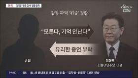[단독] 檢, 이재명 '위증 교사' 정황 포착…